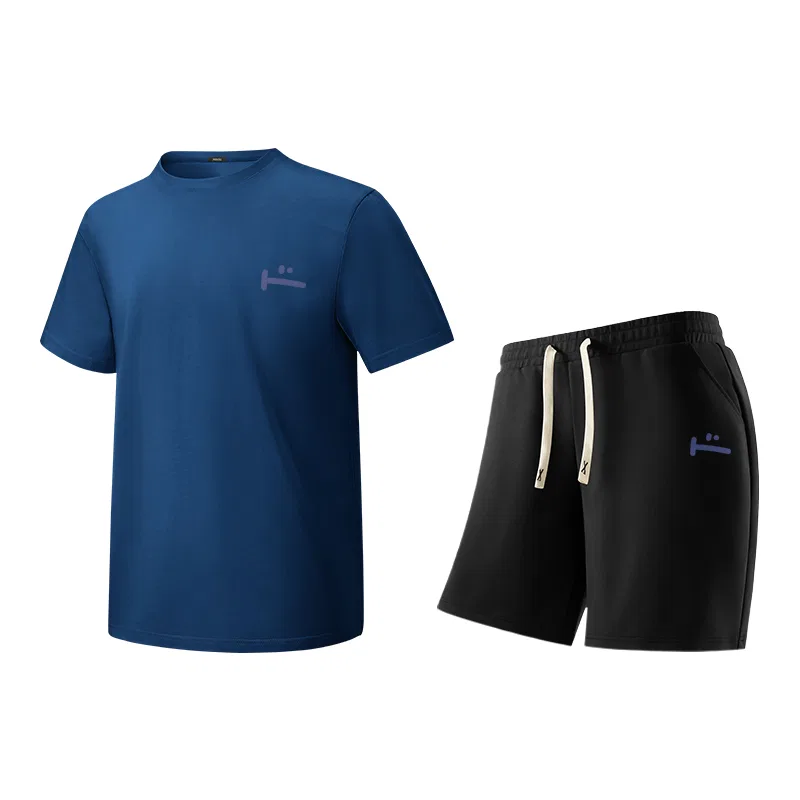 Детский комплект спортивной одежды Casual Sportswear MINISO, Cerulean+Black