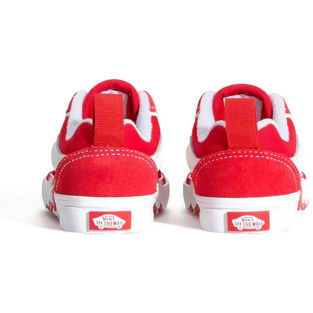 Кроссовки Knu Skool Elastic Lace Bolt Vans, красный — фото 3