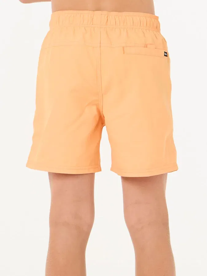 Шорты для купания с принтом Offset Volley Rip Curl, оранжевый — фото 3