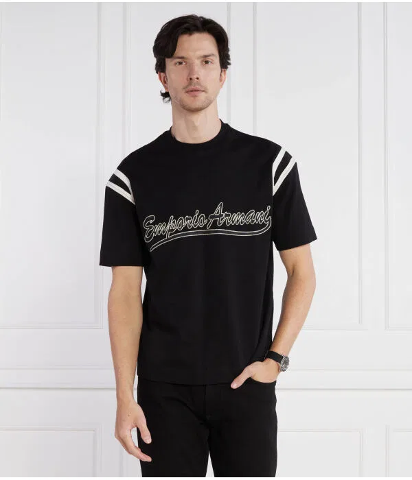 Мужская футболка Emporio Armani, черный — фото 3
