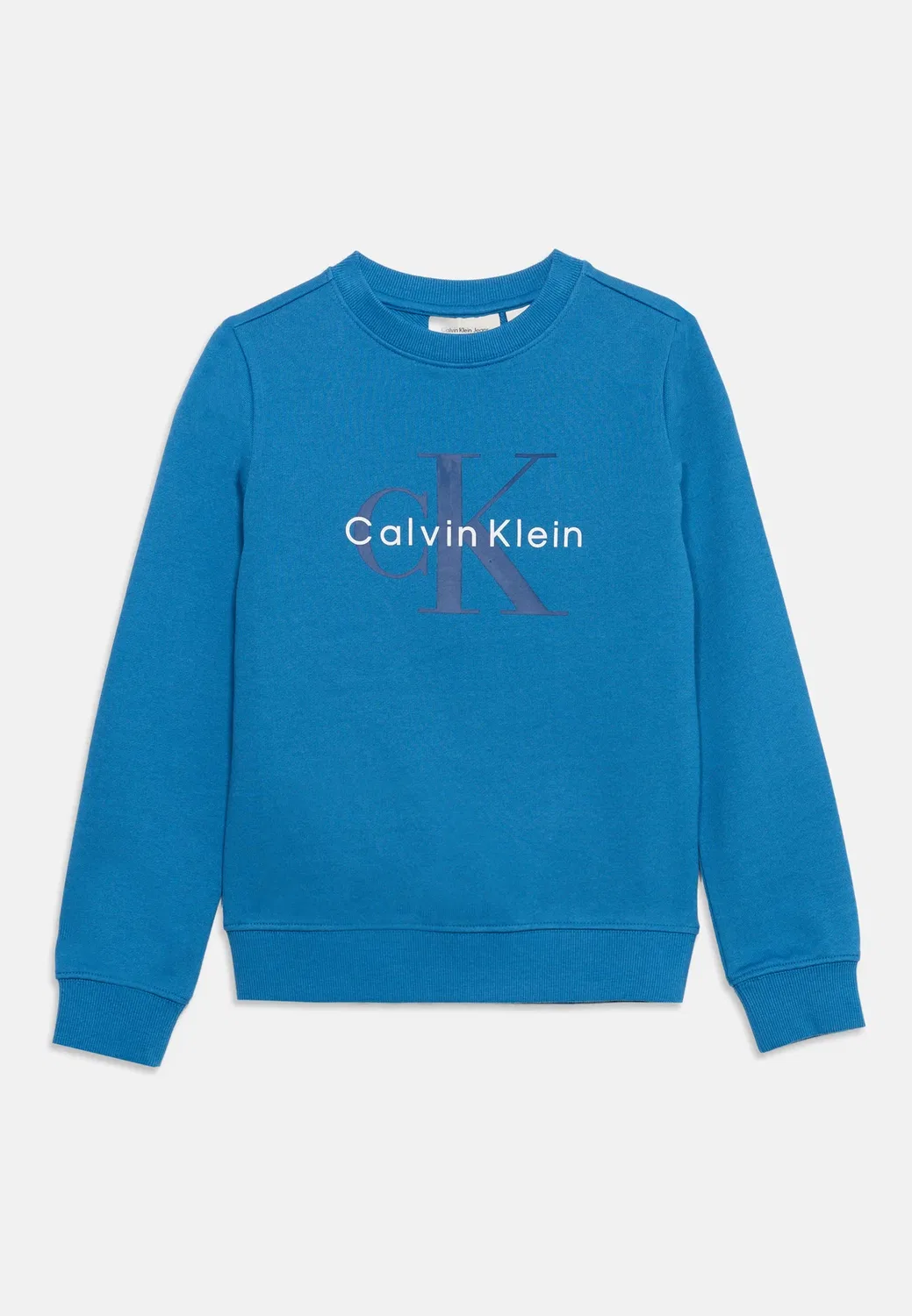 Толстовка унисекс с монологом Calvin Klein Jeans, Vallarta Blue
