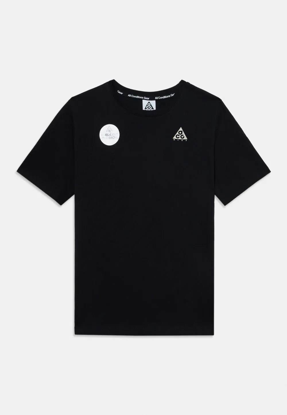 Футболка унисекс с принтом «Планета Земля» Nike Acg, Black