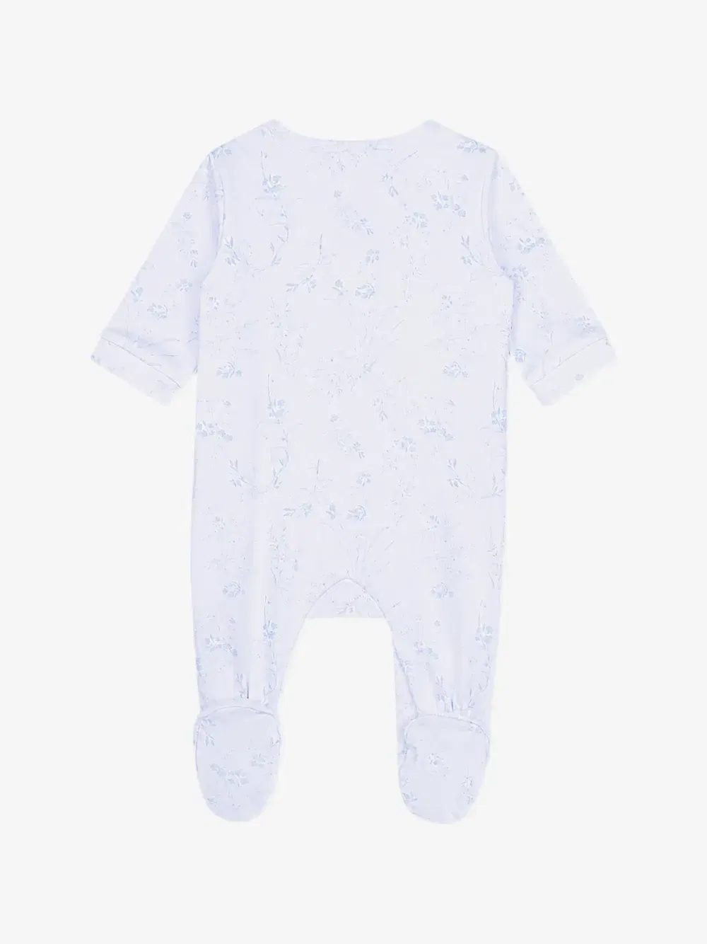Комплект для новорожденных с цветочным и логотипным принтом Givenchy Kids, белый — фото 4