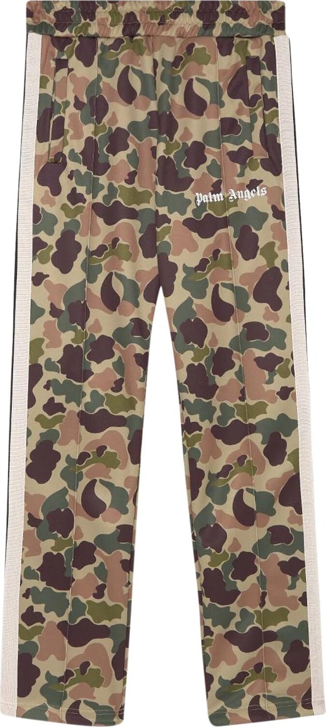 

Брюки Palm Angels Camo Track Pants 'Military/White', белый