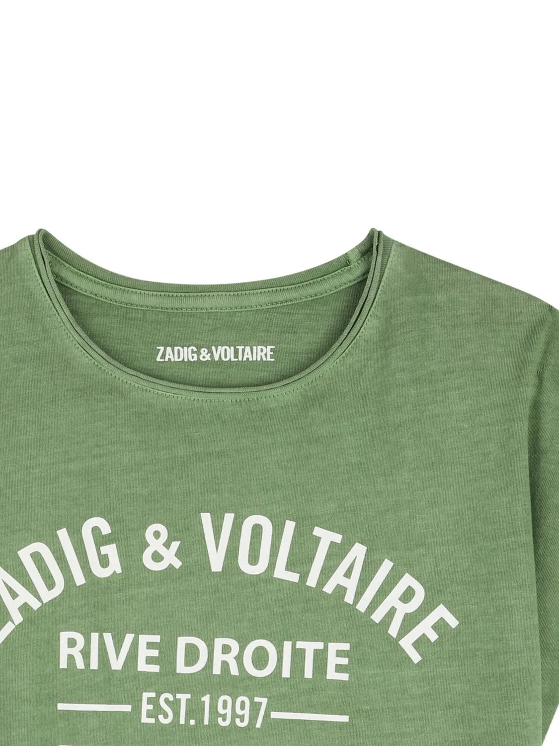 Футболка с графическим принтом Zadig&Voltaire, зеленый — фото 2