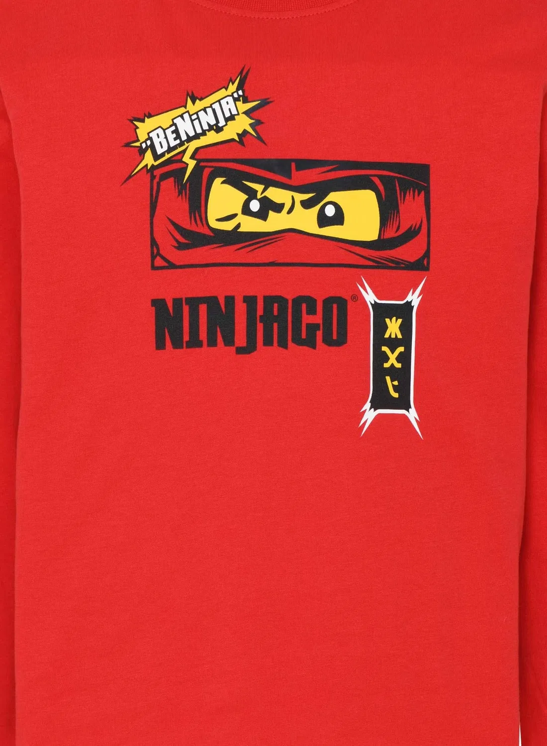 Лонгслив с принтом Ninjago Lego, красный — фото 4