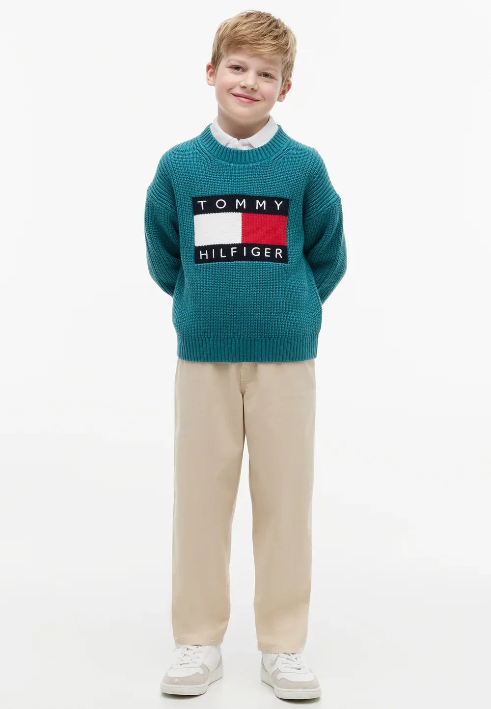 Брюки-Чиносы прямого кроя Tommy Hilfiger, Classic Beige