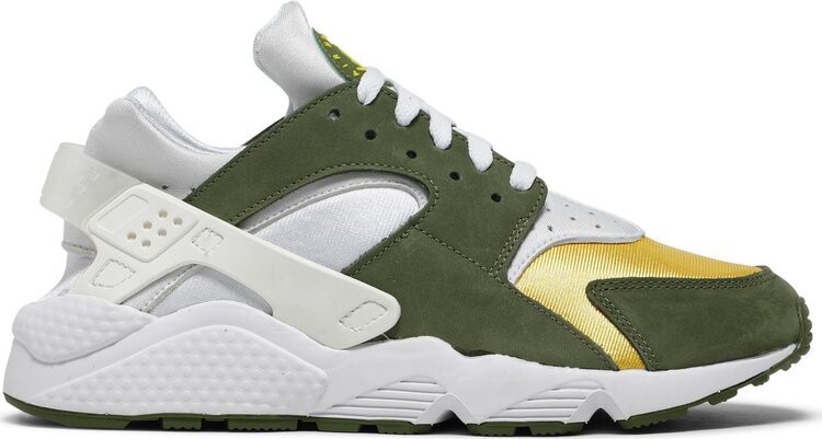 

Кроссовки Nike Stussy x Air Huarache LE 'Dark Olive' 2021, зеленый