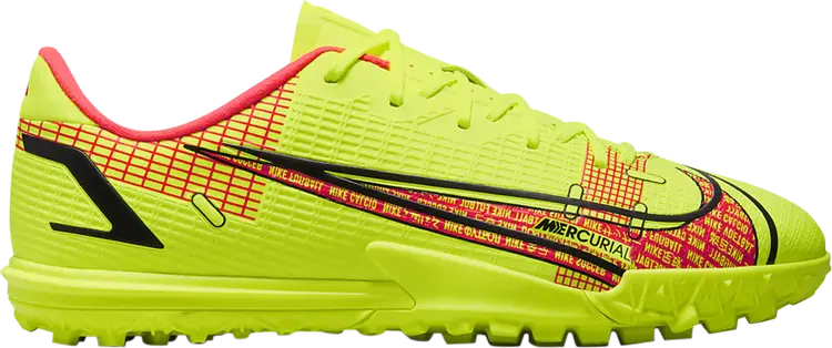 Кроссовки Nike Mercurial Vapor 14 Academy TF GS 'Motivation Pack', желтый — фото 2