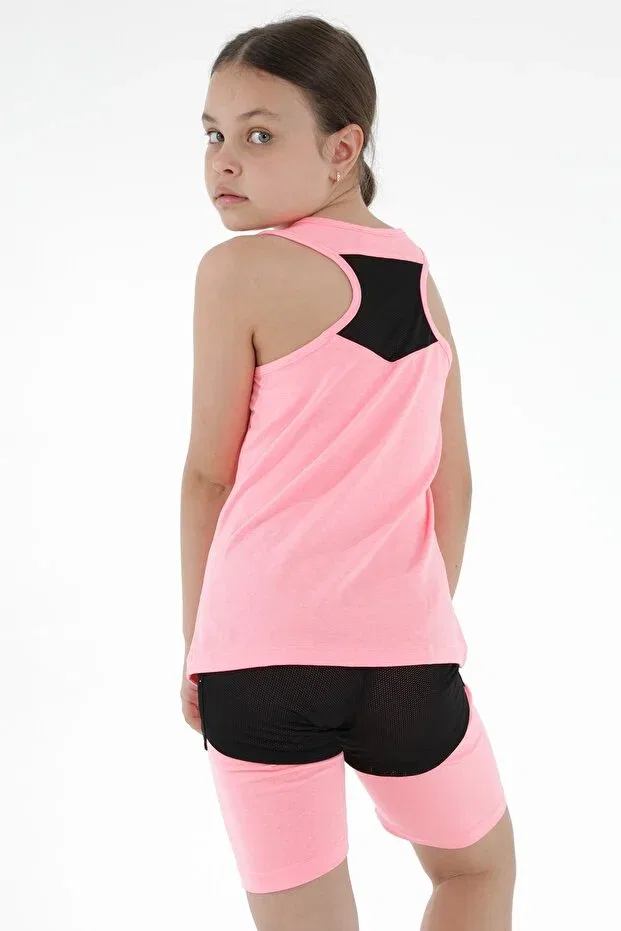 Детский спортивный комплект для девочек с принтом Slazenger, Fuchsia — фото 4