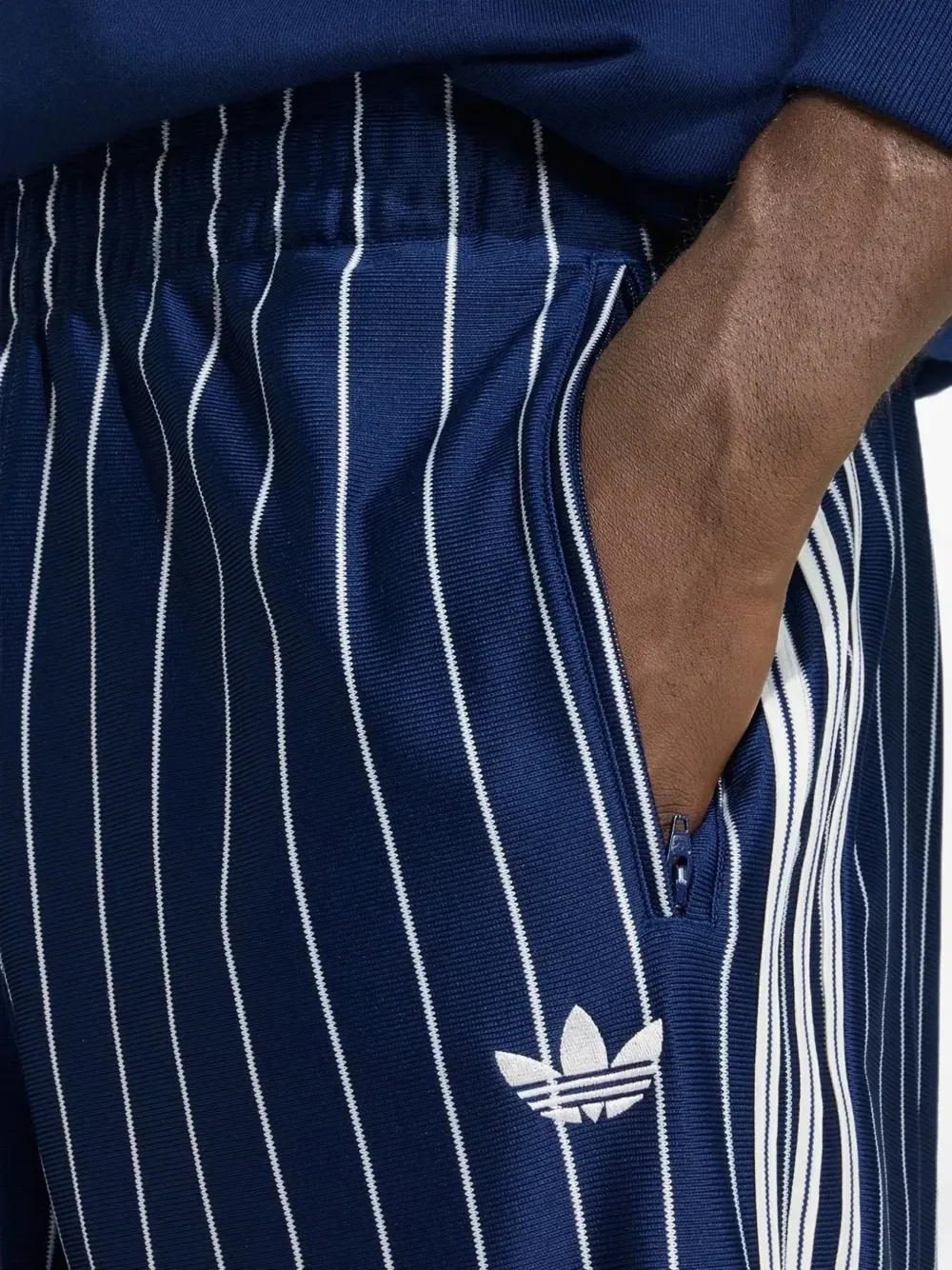 Спортивные брюки Firebird в полоску Adidas, синий — фото 3