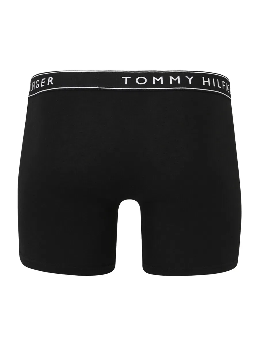 Боксерские шорты TOMMY HILFIGER черного цвета — фото 2