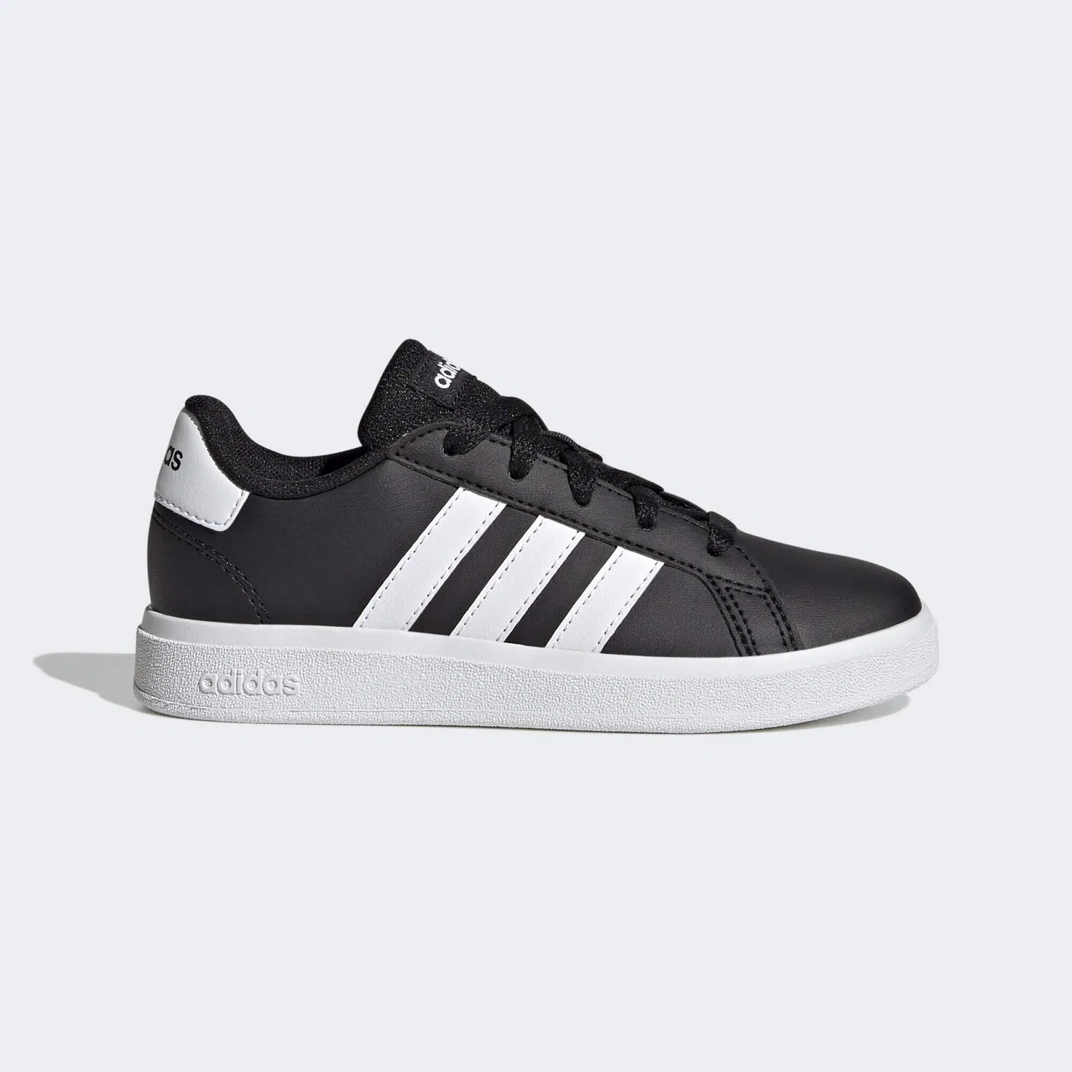 Детские кроссовки Grand Court Lifestyle Tennis Lace-Up Adidas, Schwarz Weiss — фото 2