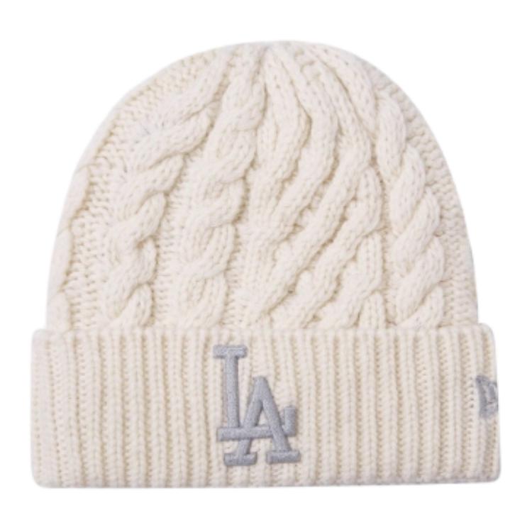 

New Era MLB Sheep Wool Beanies Unisex Ivory White