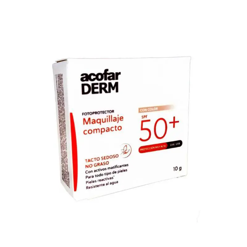 

Пудра Maquillaje Compacto Con Color Spf50+ Acofar, 10 гр