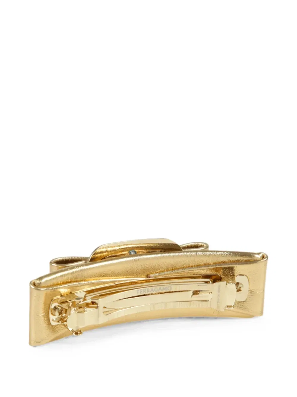 Заколка для волос Vara с бантом Ferragamo, золотой — фото 2