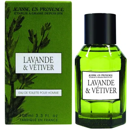 Мужская туалетная вода с ароматом лаванды и ветивера LAVANDE & VÉTIVER Jeanne En Provence