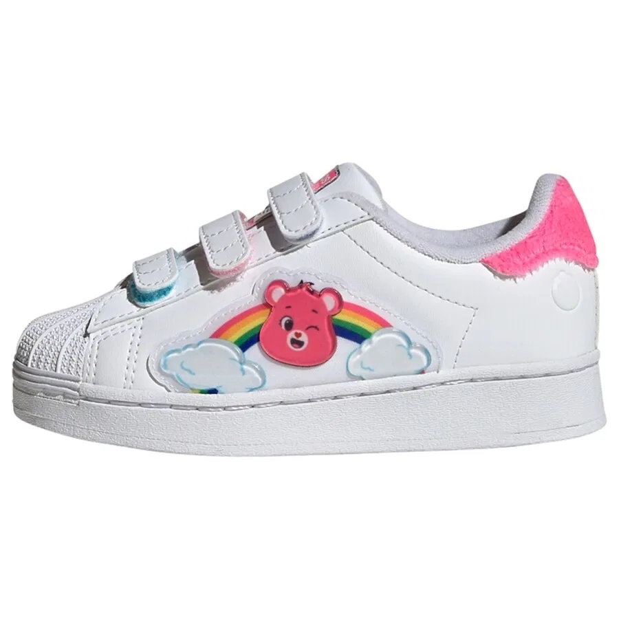 Кроссовки ADIDAS ORIGINALS 'Care Bears Superstar' белого цвета