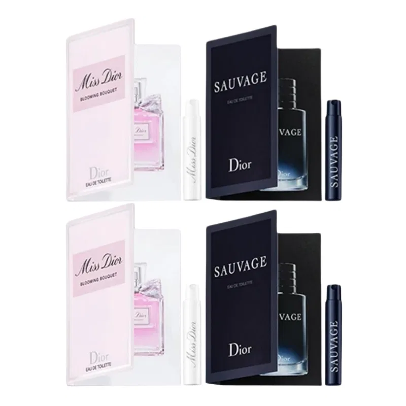 Мужской набор пробников парфюмерной воды Dior, Floral Sweetheart+Wild, 4 шт