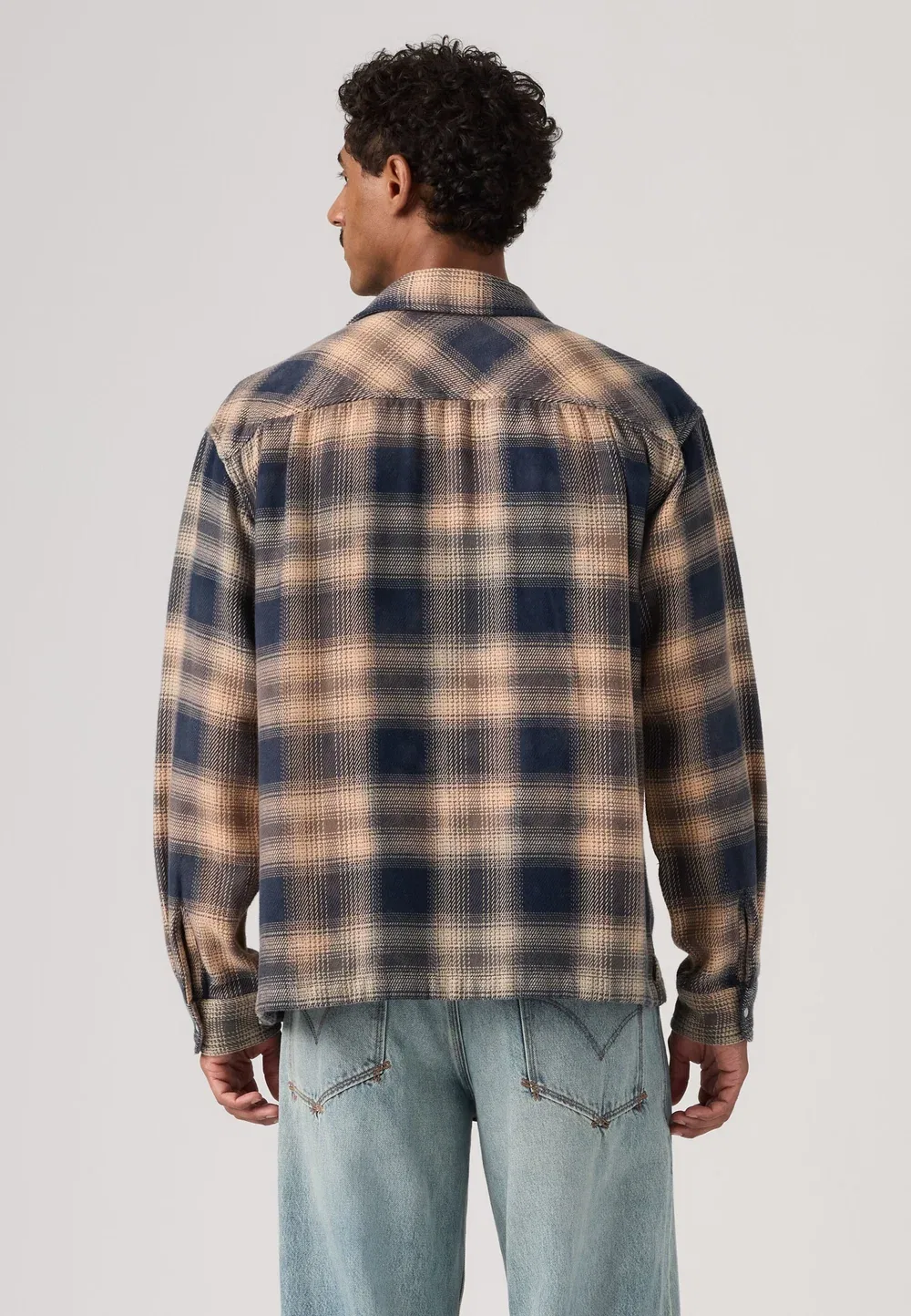 Рубашка Levi'S, Pier 89 Plaid Blue/Cream — фото 2