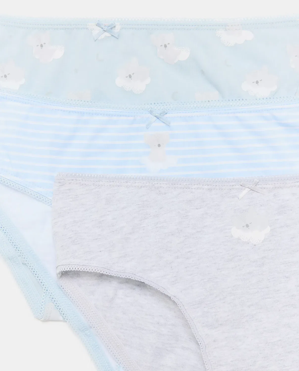 Детский комплект трусов для девочек с принтом Cotton Juice, Multicolor — фото 3