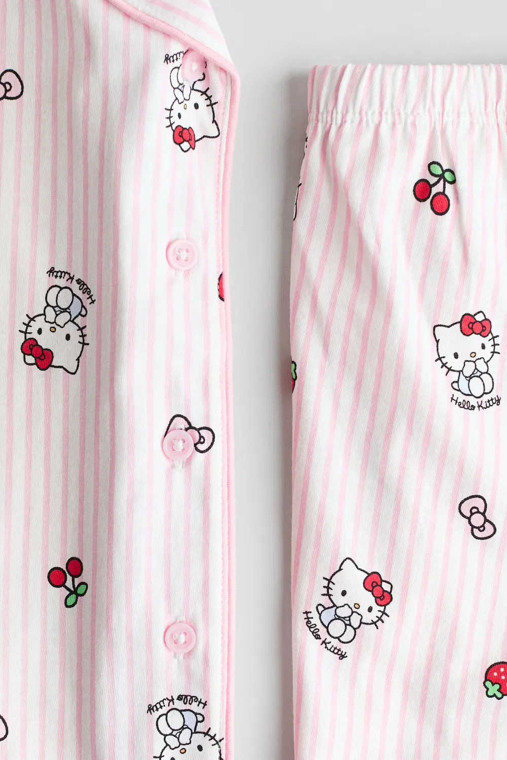 Пижама из набивного хлопка H&M, Hellrosa/Hello Kitty — фото 2