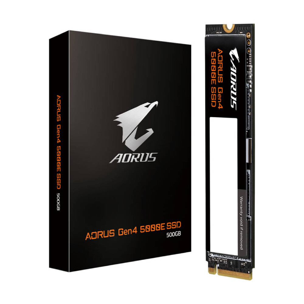 

Внутренний твердотельный накопитель Gigabyte AORUS Gen4 5000E SSD, 500Гб, M.2 2280