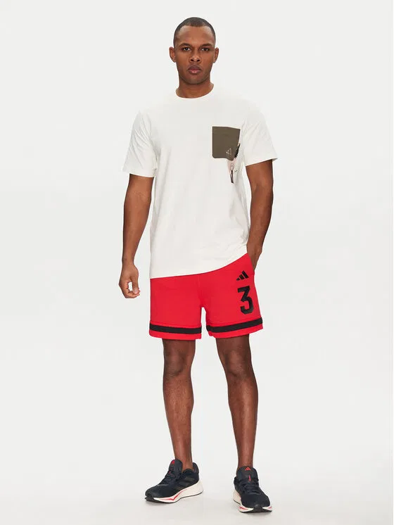 Футболка loose fit Lens Elevated Pocket Graphic Adidas, белый — фото 2