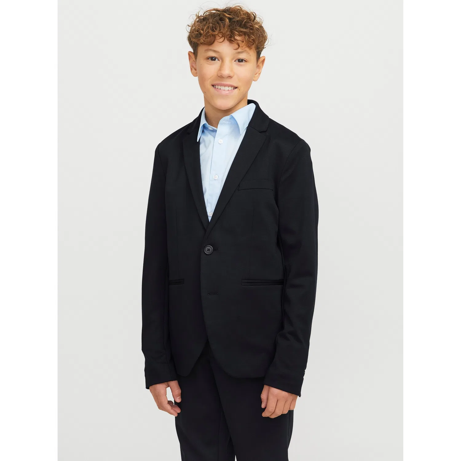 Детский пиджак Slim Fit с лацканами Jack & Jones Junior, Dark Navy