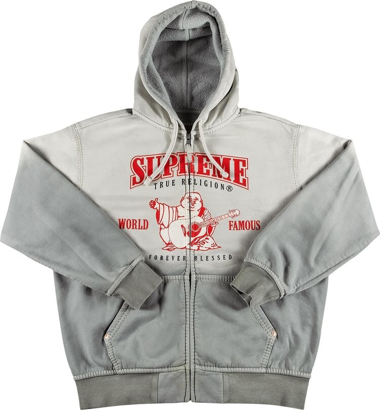 トップス supreme TRUE RELIGION Supreme True Religion Zip Up Hooded Sweatshirt (FW22) Black メンズ