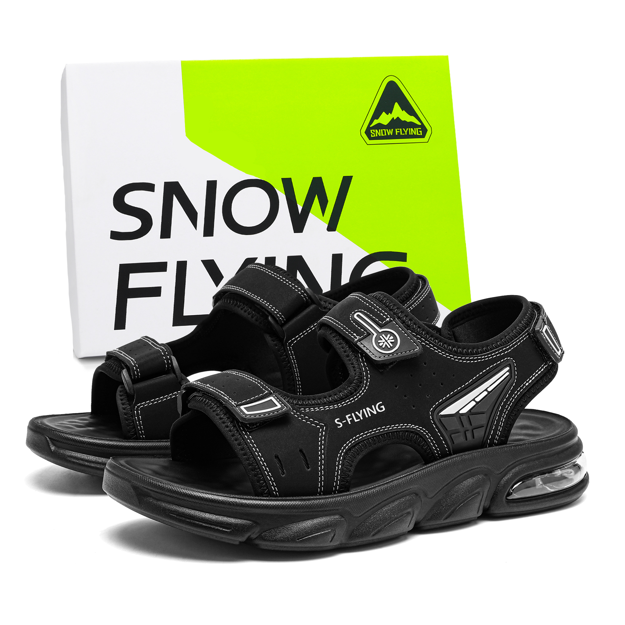 

Пляжные сандалии Wilderness Series унисекс SNOW FLYING, Black[Box]