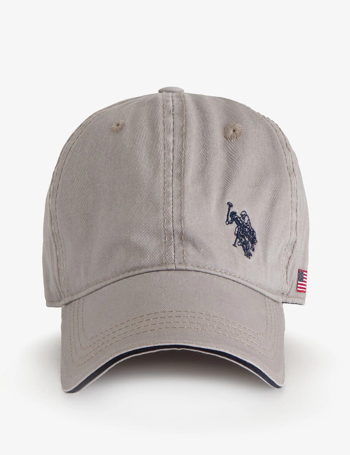 

Бейсболка U.S. Polo Assn. Mens Washed Side Logo, светло-серый