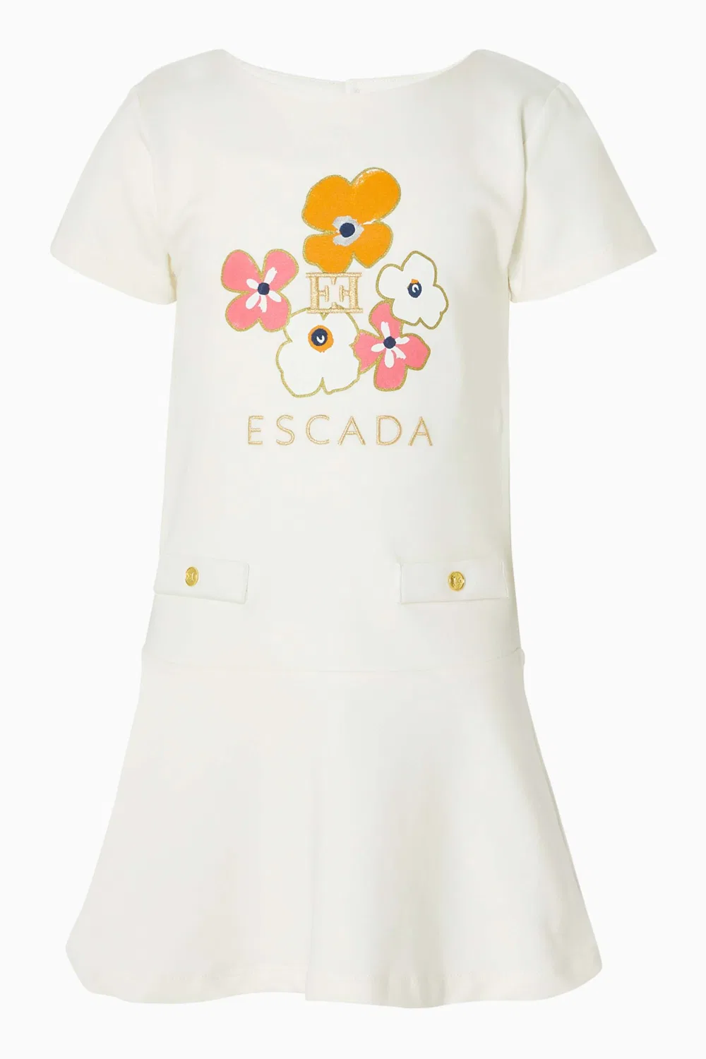 Платье с принтом Escada, цветочный