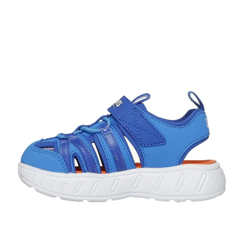 Детские кеды для малышей плетеные Skechers Kids, Light Blue — фото 3
