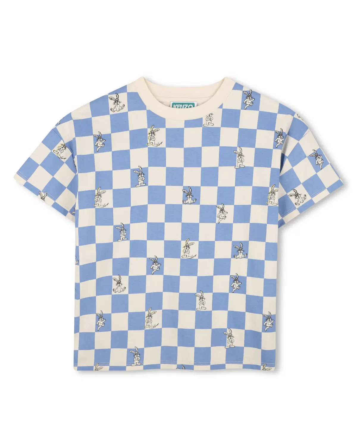 Детская футболка для мальчиков с коротким рукавом Kenzo Kids, Marrón Claro