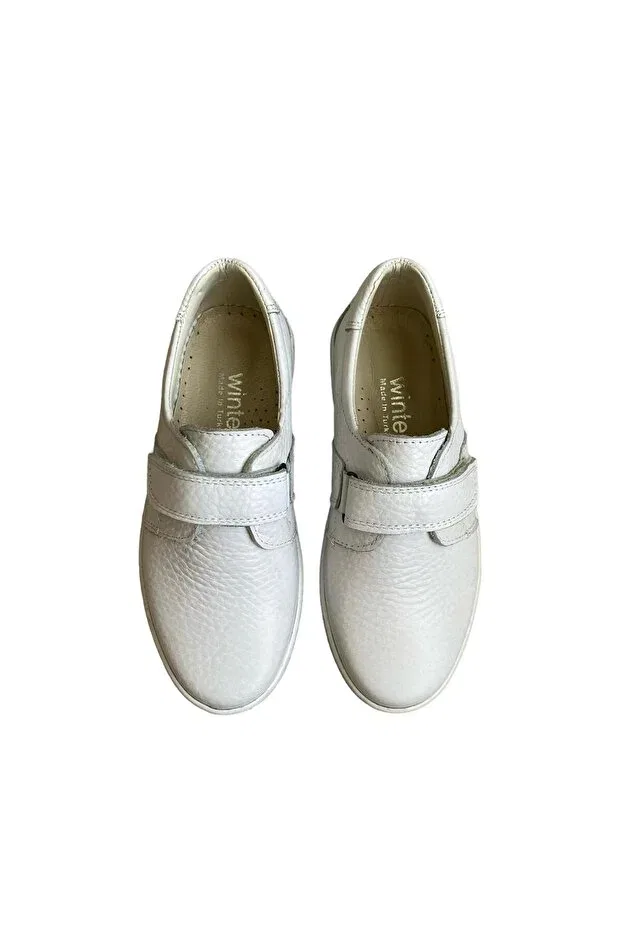 Детские туфли для мальчиков классические Winter Shoes, White — фото 3