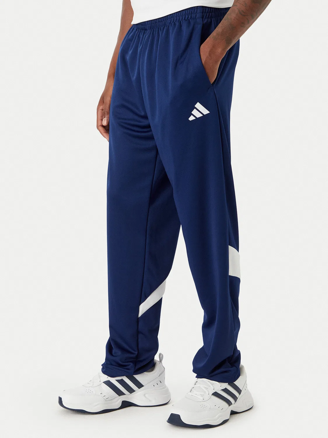 Мужская толстовка стандартного кроя Teamsport Adidas, темно-синий — фото 4
