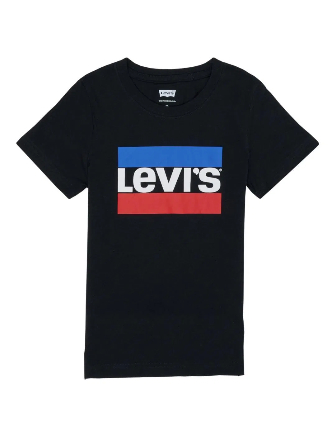 Детская хлопковая футболка Levi's, Schwarz