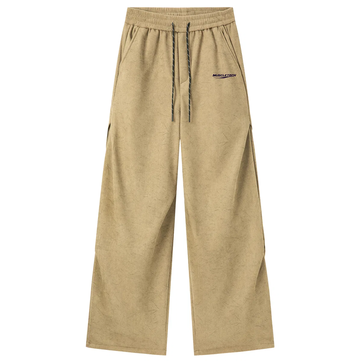 Детские утепленные спортивные штаны с флисовой подкладкой Khaki Fleece-Lined and Thickened MUSCLETECH