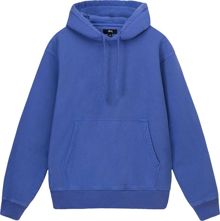 

Худи Stussy Pigment Dyed Fleece Hoodie 'Ultramarine', синий