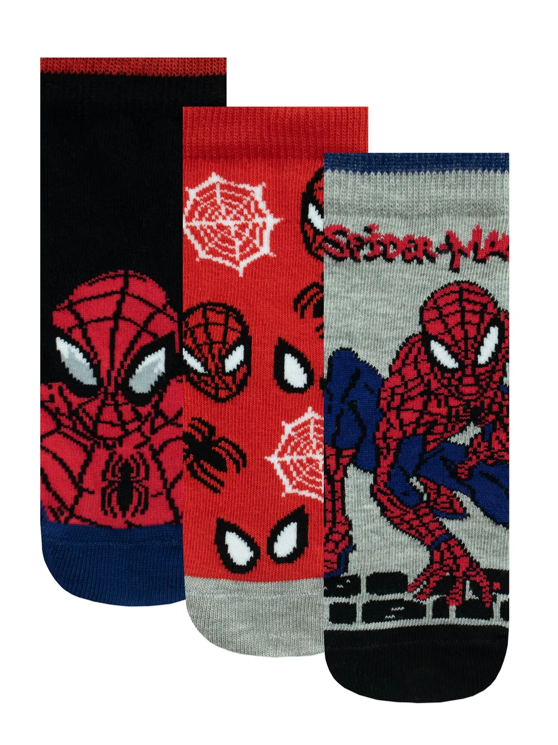 Носки детские 3 пары Spiderman Character, красный
