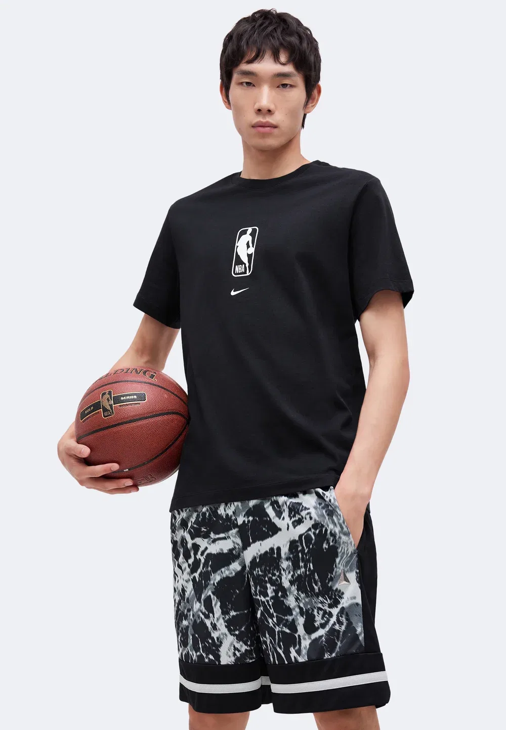 Футболка с логотипом NBA TM31 - футболка с принтом Nike Performance, Black — фото 4