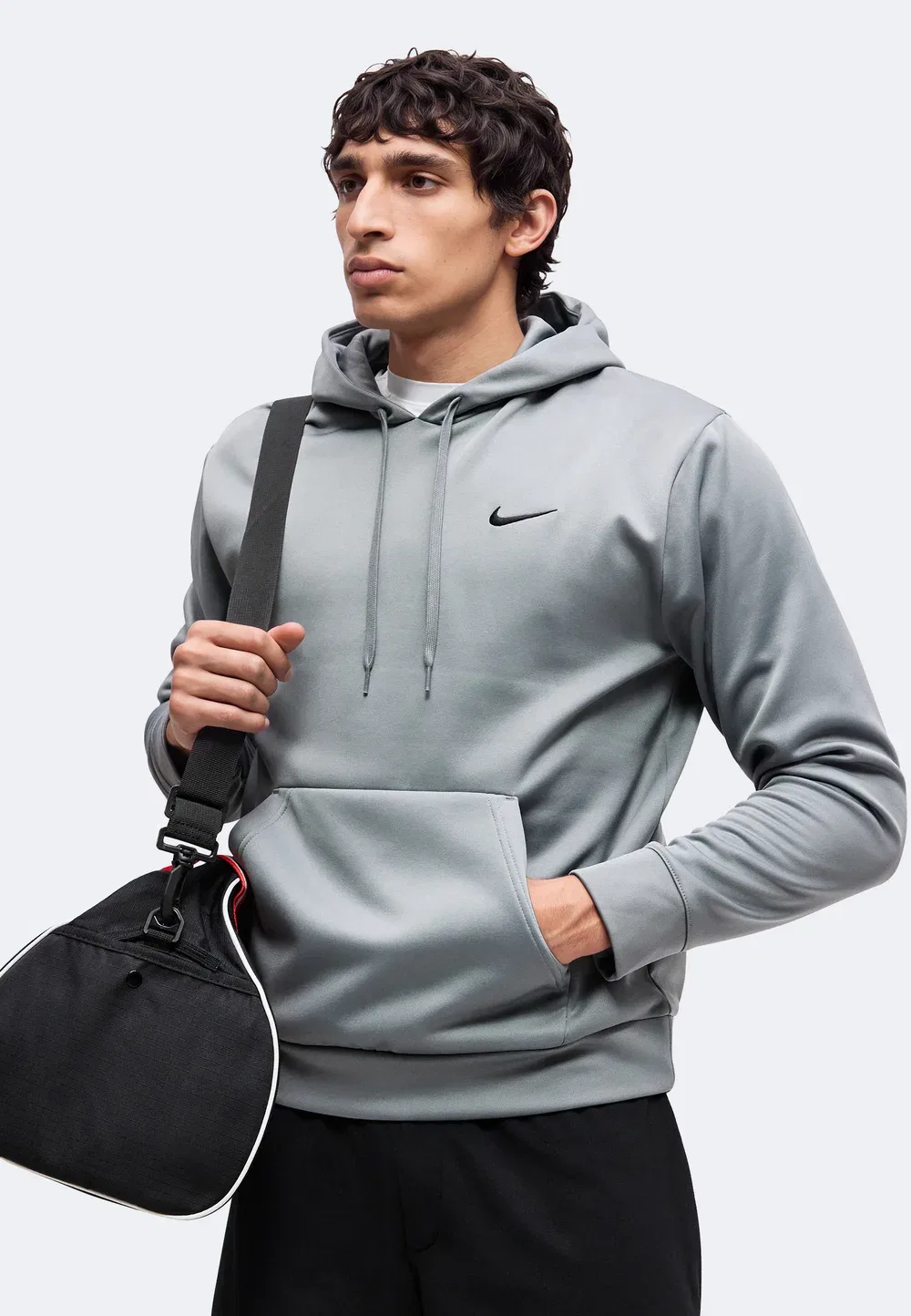 Flex - худи Nike Performance, Smoke Grey/Black — фото 4