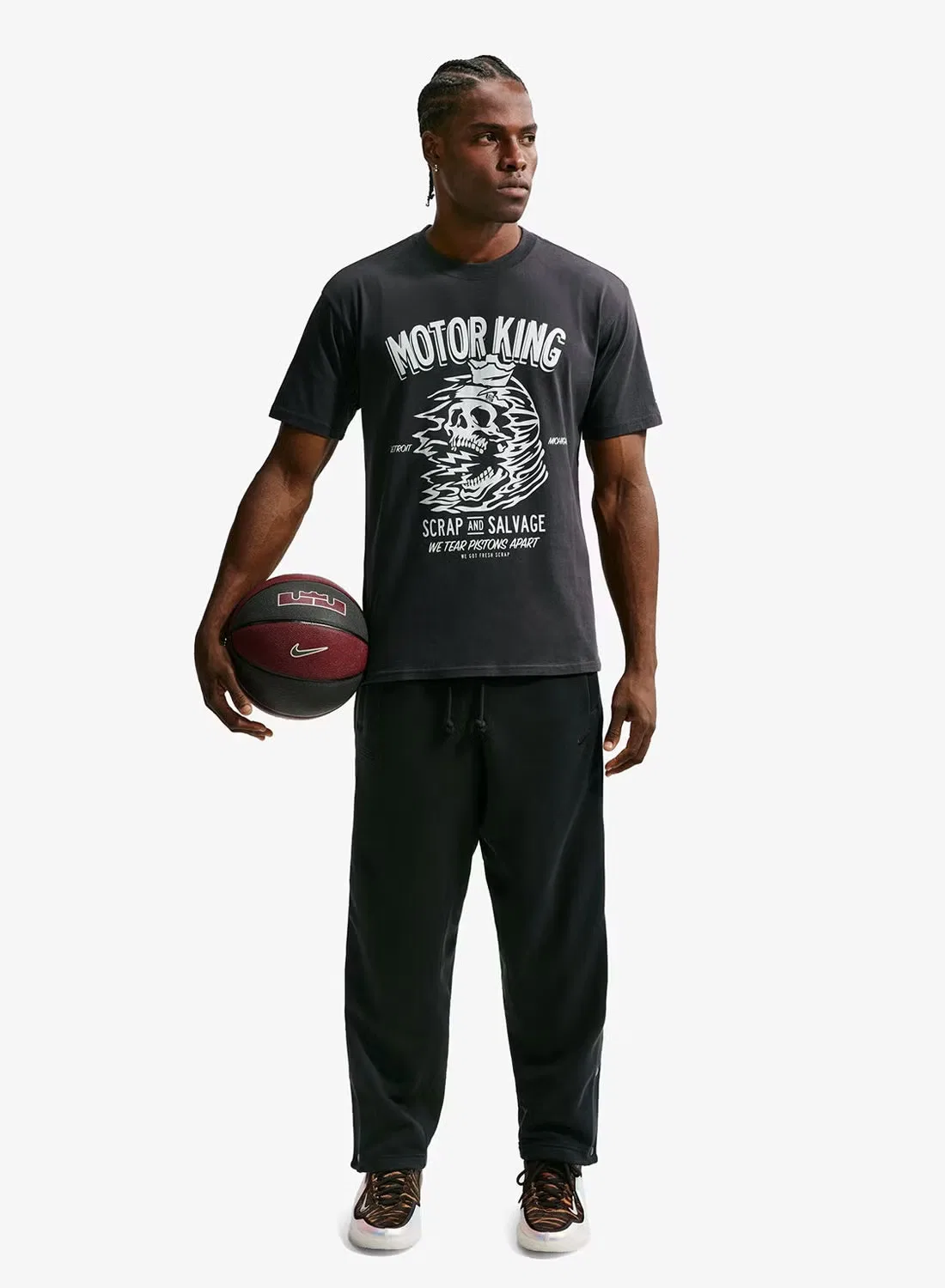 Футболка с принтом Lebron M90 Nike, черный — фото 3