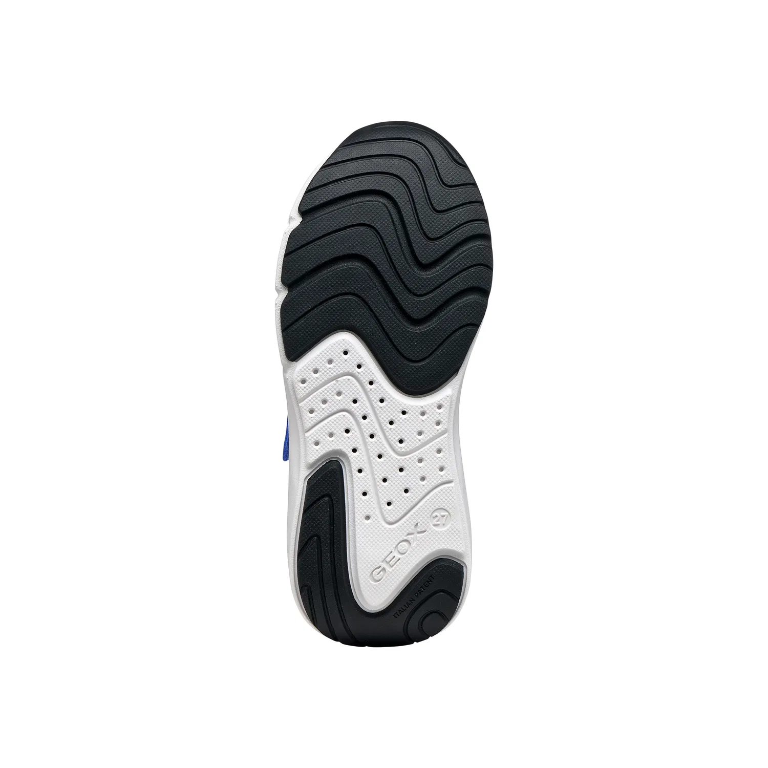 Кроссовки низкие детские на шнуровке J Pro Ran Geox, синий — фото 4