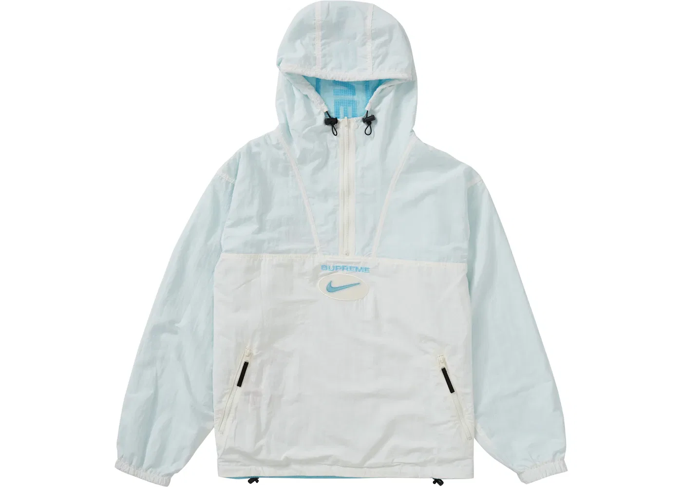 Мужской анорак с принтом Ripstop Anorak Supreme, Light Blue