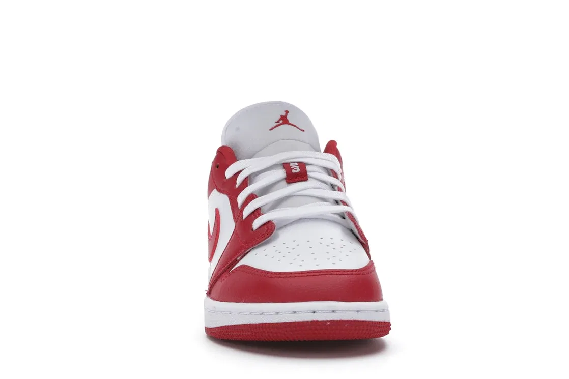 Детские кроссовки Lifestyle с принтом Jordan 1 Low Jordan, Gym Red Gym Red White — фото 2