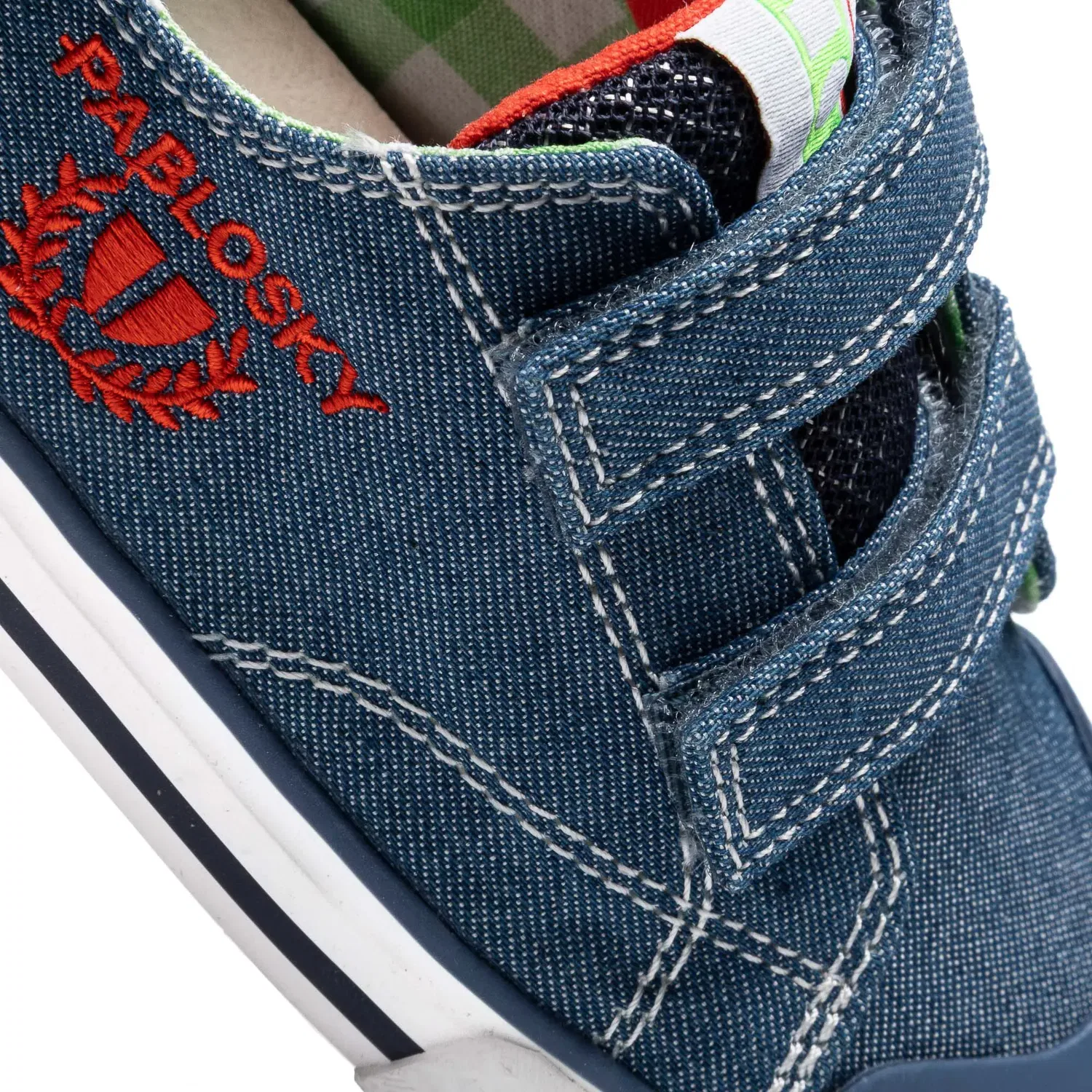 Детские кроссовки для мальчиков barefoot с липучкой Pablosky, Azul — фото 2
