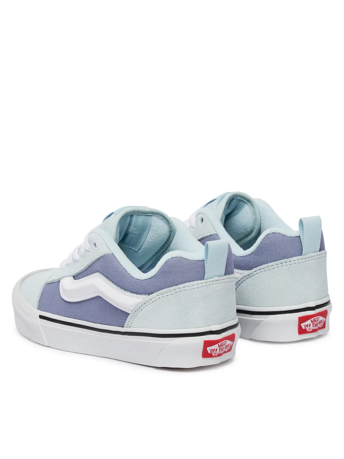 Тканевые кроссовки для девочки Knu Skool Vans, голубой — фото 3