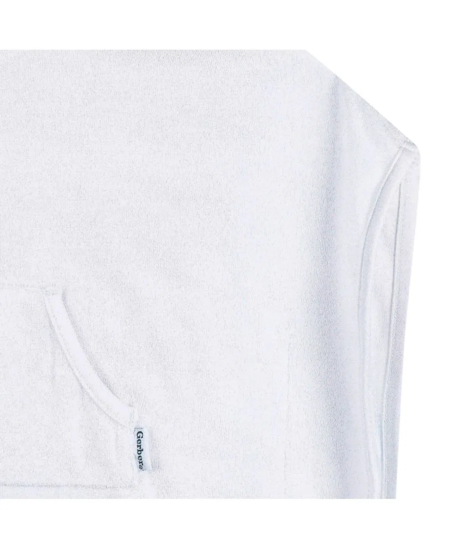Детский пляжный халат с капюшоном и ушками, модели Gerber, White — фото 4